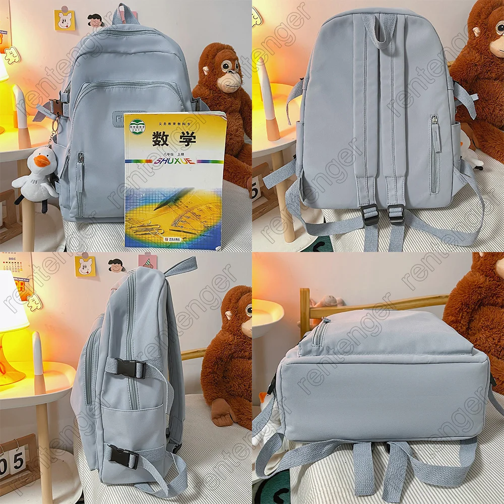 Women College Student Travel Backpack Cute Girl Fashion School Bag Waterproof Nylon Ladies Backpack Kawaii Female Laptop Bag New