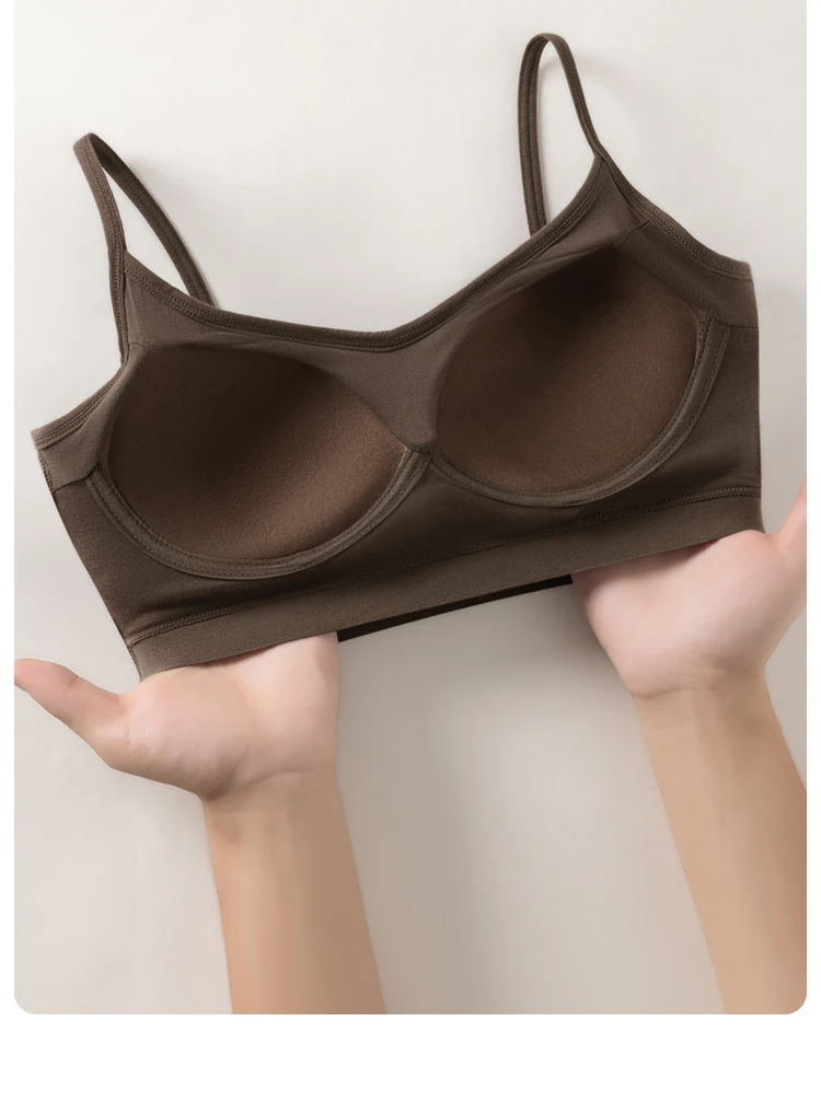 1pcs Ice Silk Seamless Sport Bra Gather Prevent Sagging Underwear No Steel Ring Comfortable Large Size Bra Sexy Vest Bralette