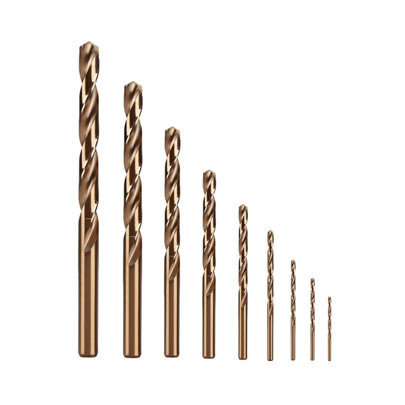 1-13mm Right-hand Straight Shank Twists Drill Cobalt Containing Drill Stainless Steel Angle Iron Metal Drilling Hand Tools