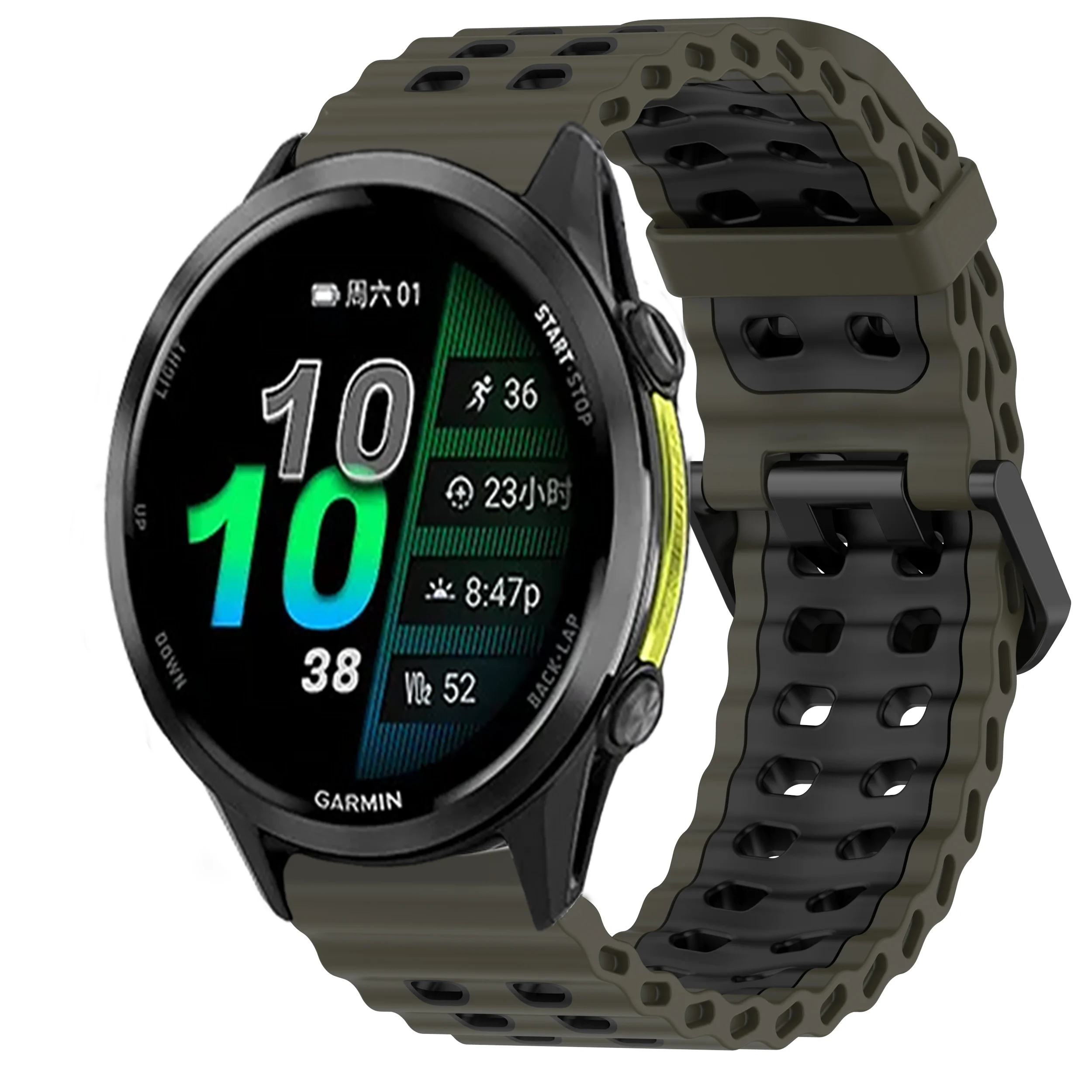 Premium 22mm Silicone Ocean Wristband