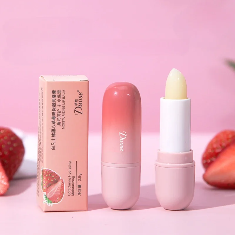 3pcs Fruits Lip Balm Sets Temperature Color Change