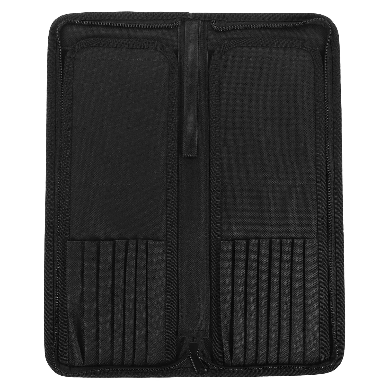 1Pcs 15 포켓 브러시 롤 홀더 강력한 천연 캔버스 아티스트 페인트 브러시 보관 운반 케이스 사용 가능