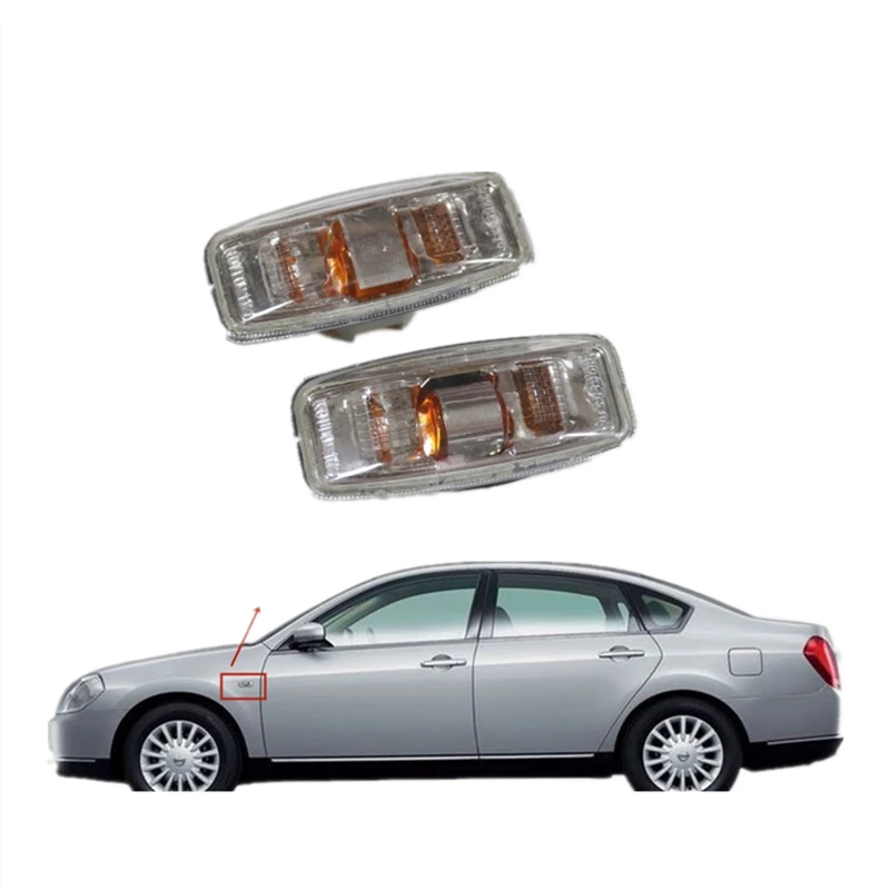 

Поворотник переднего крыла автомобиля, боковые габаритные огни для Nissan Teana J31 2004-2007 Sylphy 2006-2011 Sunny 2003-2006