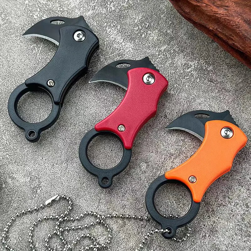 Folding knife Mini Fox Necklace Pocket Knife Outdoor Portable Folding Knife