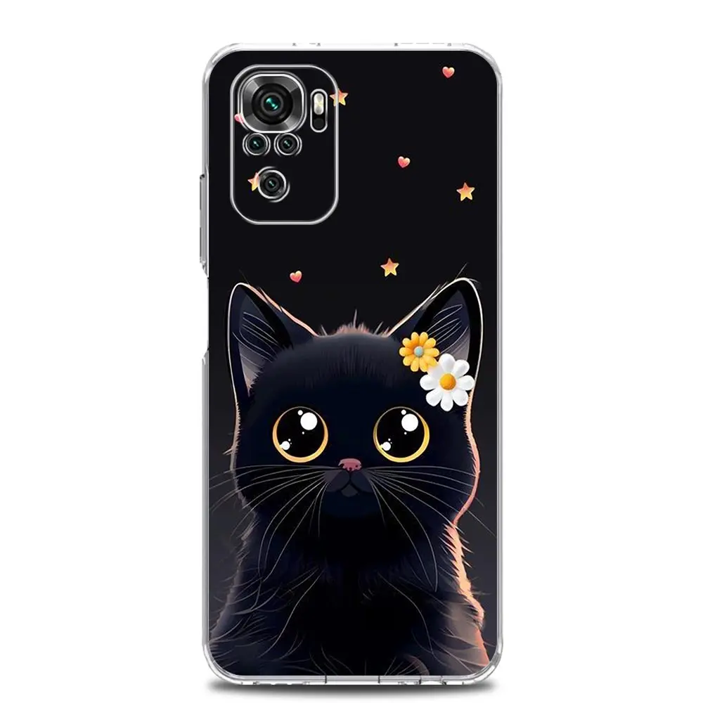 Cartoon Lovely Cat Art Fashion Phone Case Cover