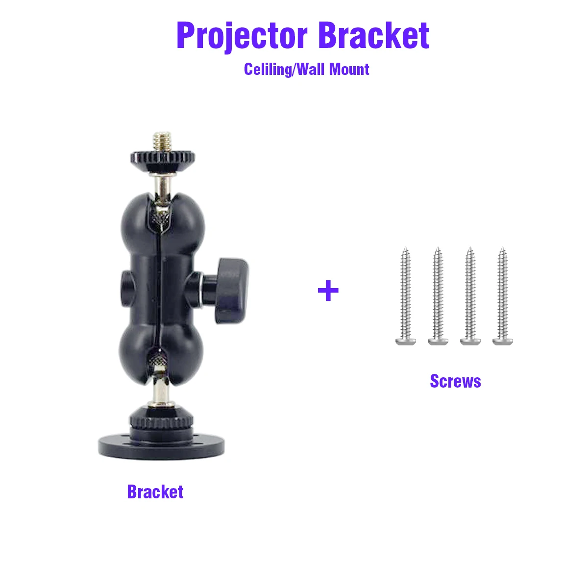 מגקוביק מתרחב 360 °   תושבת ניידת אוניברסלית למקרן HY300 Pro HY320 Mini HY310 עם מעמד טריפוד לנסיעות