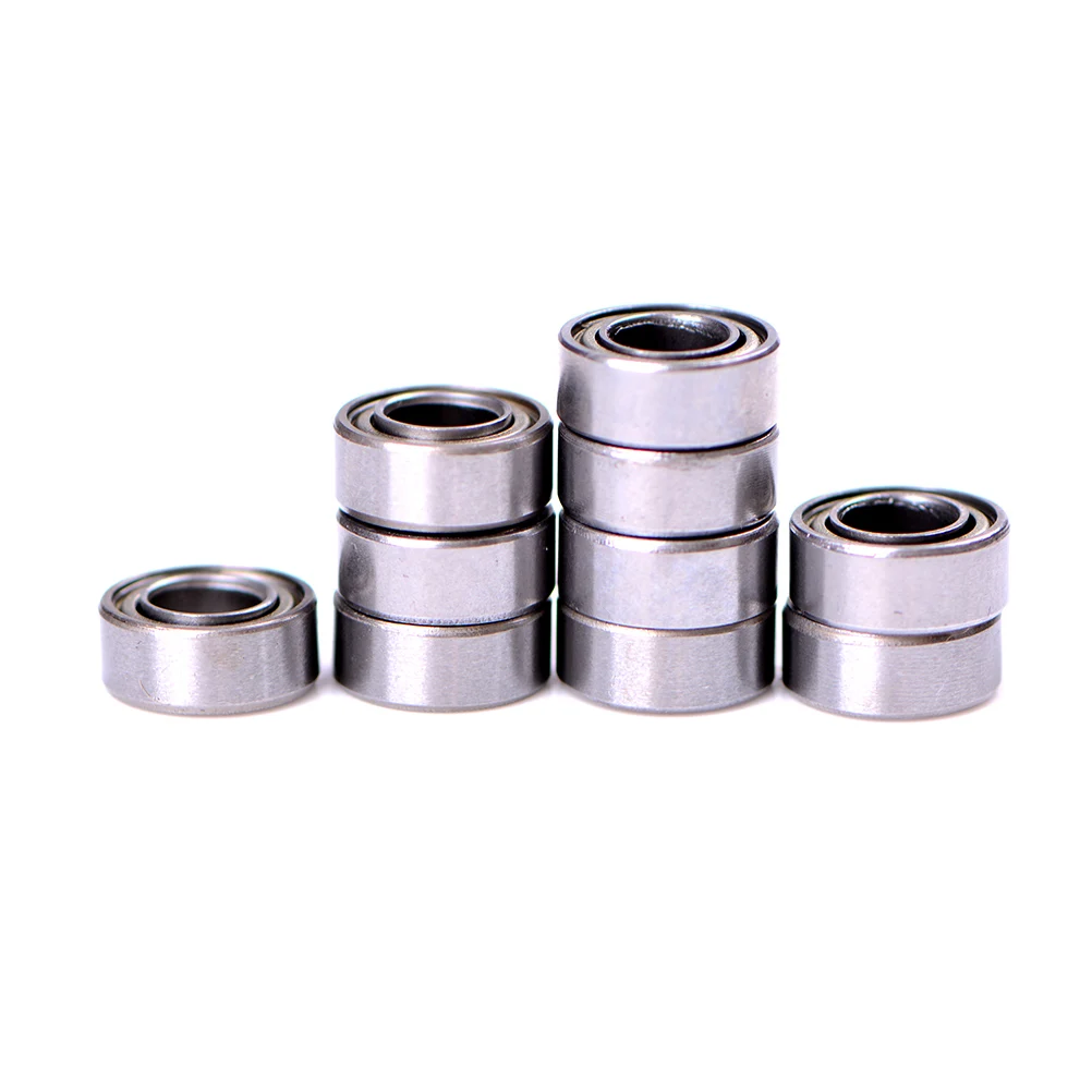 MR105ZZ L-1050 MR105 Deep Groove Miniature Ball Bearings Rubber Sealed Bearing 5x10x4mm 10Pcs