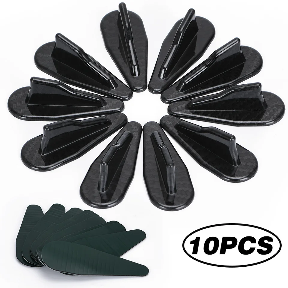 Decorazione auto 10 pz Pinna di Squalo Diffusore Generatore di Vortici Universale Auto Pinna di Squalo Diffusore Generatore di Vortice Spoiler Sul Tetto Auto Spoiler Sul Tetto Paraurti