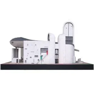 Animal Model Le Corbusier Langxiang Church Animal Sculpture Papercraft Bedroom Living Room Handmade DIY Geometric Origami Model