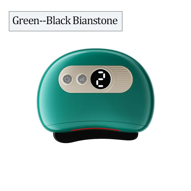 Elektrický masážní přístroj GuaSha, horký kamenný ohřev, vibrace, škrábání, spalování tuků, masáž krku, lifting a odstraňování vrásek_voghion.com