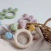Newborn Infant Silicone Baby Born Chewing Accessories Babies Sensory Teether Bite Anxiety Teethers Teething Toys 0 6 12 Months 1
