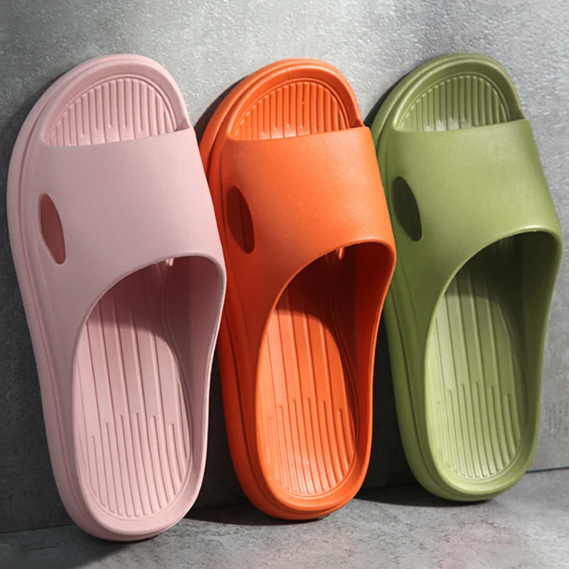 Thick Platform Slippers for Women Home Soft Sole Pillow Slides Sandals Woman Summer Beach Non Slip Flip Flops Bathroom Slipper 2