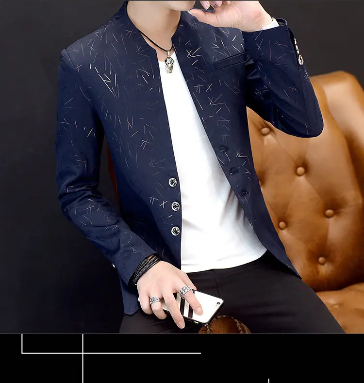 Modischer Blazer für Outdoor und Reisen, Jugendlicher Hochzeits-Look, Vielseitiger Gastgeber-Stil, Schlanker Schnitt, Leichter Casual-Blazer mit Streifen für Herren – Detail 22