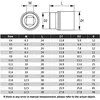 4/5/14PCS Female E Star Torx Socket Set E4-E24 E-Torx External Hex Socket Insert Nut 3