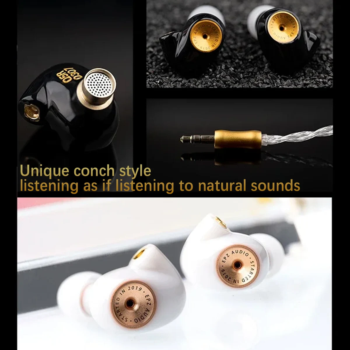 EPZ Q5 HIFI Earphones Wired Ceramic Carbon Nano Moving Coil IEM In Ear Monitor MMCX Detachable Cable Earbuds Gaming Headset 4