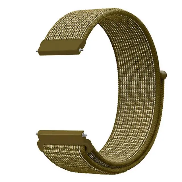 Nylon Loop Smartwatch Band - Universal 20mm/22mm Bracelet Strap