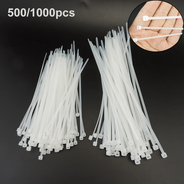 Wire Zip Ties Self Locking Nylon  Nylon Plastic Cable Ties Zip -  1000/500pcs - Aliexpress