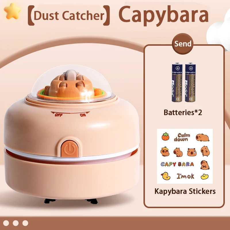 Laptop Keyboard Cleaner Cute capybara Electric Cleaner Student Uses Rubber Chip Collector mini handheld desktop vacuum cleaner School Office Supplies 2354072 Cute capybara Electric Cleaner Student Uses Rubber Chip Collector mini handheld desktop vacuum cleaner School Office Supplies