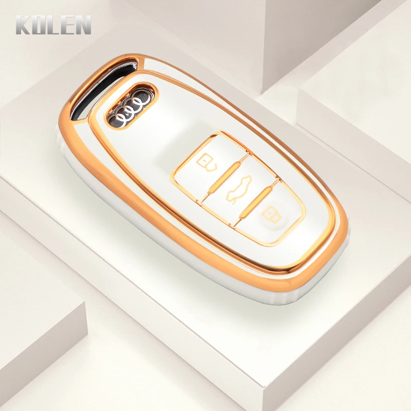 Elegant TPU Car Key Case Cover - Fashion Edition