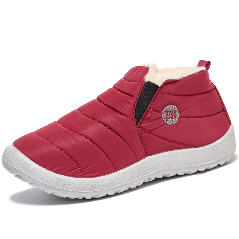 Kidmi Winter Warm Soft Women Shoes Thickened Cold-proof Velvet Cotton Shoes Waterproof Warm Soft Soles Waterproof Cotton Shoes 5