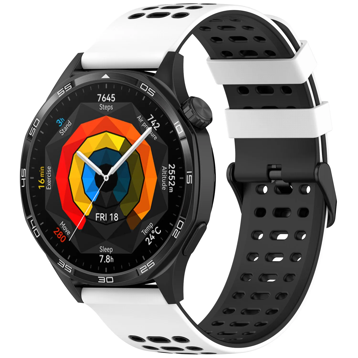 Premium 22mm Silicone Sports Strap - Durable Replacement Band