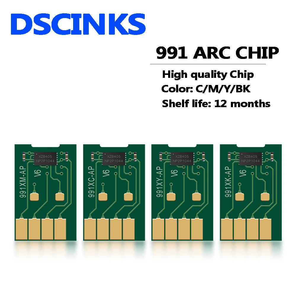 Chip Arc para hp Pagewide Color Hp991x 774dn 4pz47a Mfp 774dn 4pz43a Mfp 774dn 4pz44a Pro 750dn Y3z44d Pro 750dw