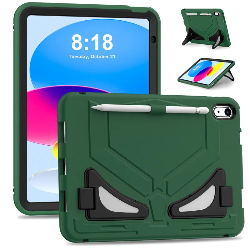 

For iPad 10th Generation 10.9 inch 2022 Case A2696 A2757 A2777 Shockproof Kids Tablet Cover for iPad 10 Gen Silicone+PC Case