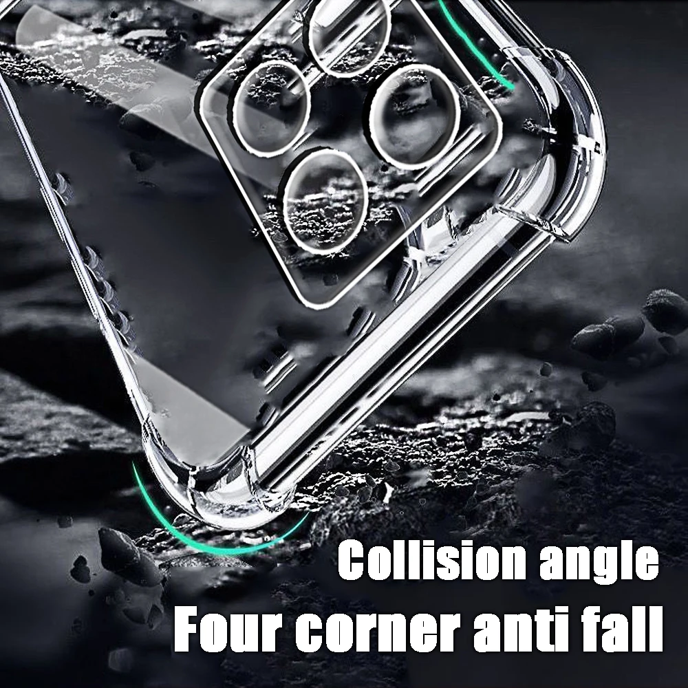 Ultra-Durable Clear Air-Bag Shockproof Case - 1.5MM Thick Transparent Protective Cover