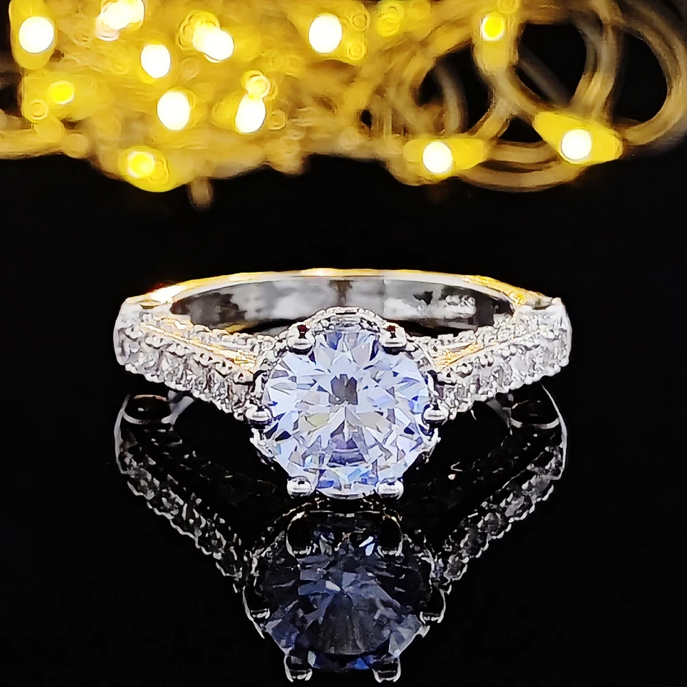 Luxury Designer Champagne Diamond Cluster Ring With Big Yellow Zircon In  18k Gold And Silver Colors For Women Affordable And Stylish Engagement Ring  G230228 From Sihuai06, $8 | DHgate.Com