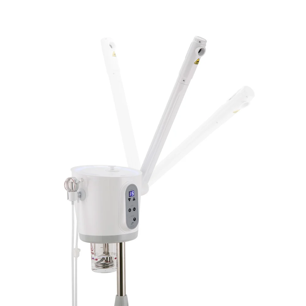 Lastest Facial Steamer Spa Machine 2 in 1 Vacuum Cleaning Blackheads Removal Skin Rejuvenation