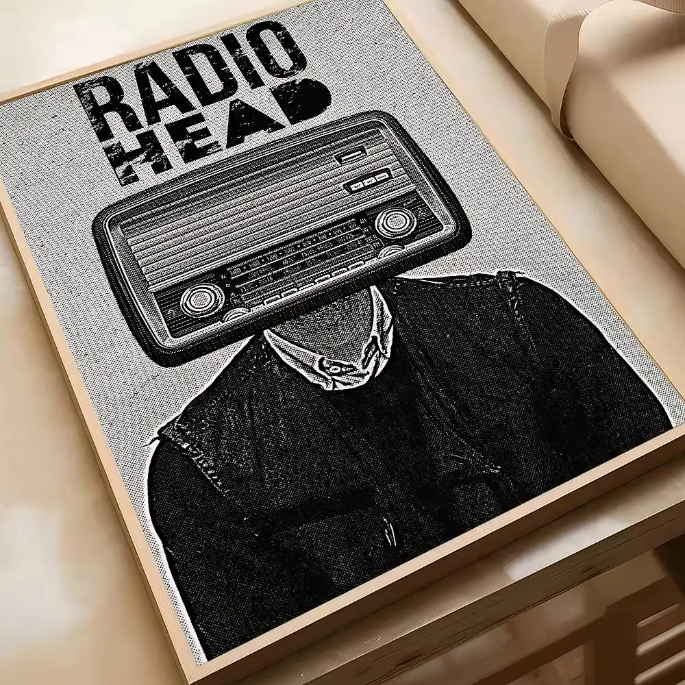 Vintage Rock Band Charaktere Radiohead Klassische Vintage Poster HD Qualität Wandkunst Retro Poster für Home Room Wanddekoration – Detail 19