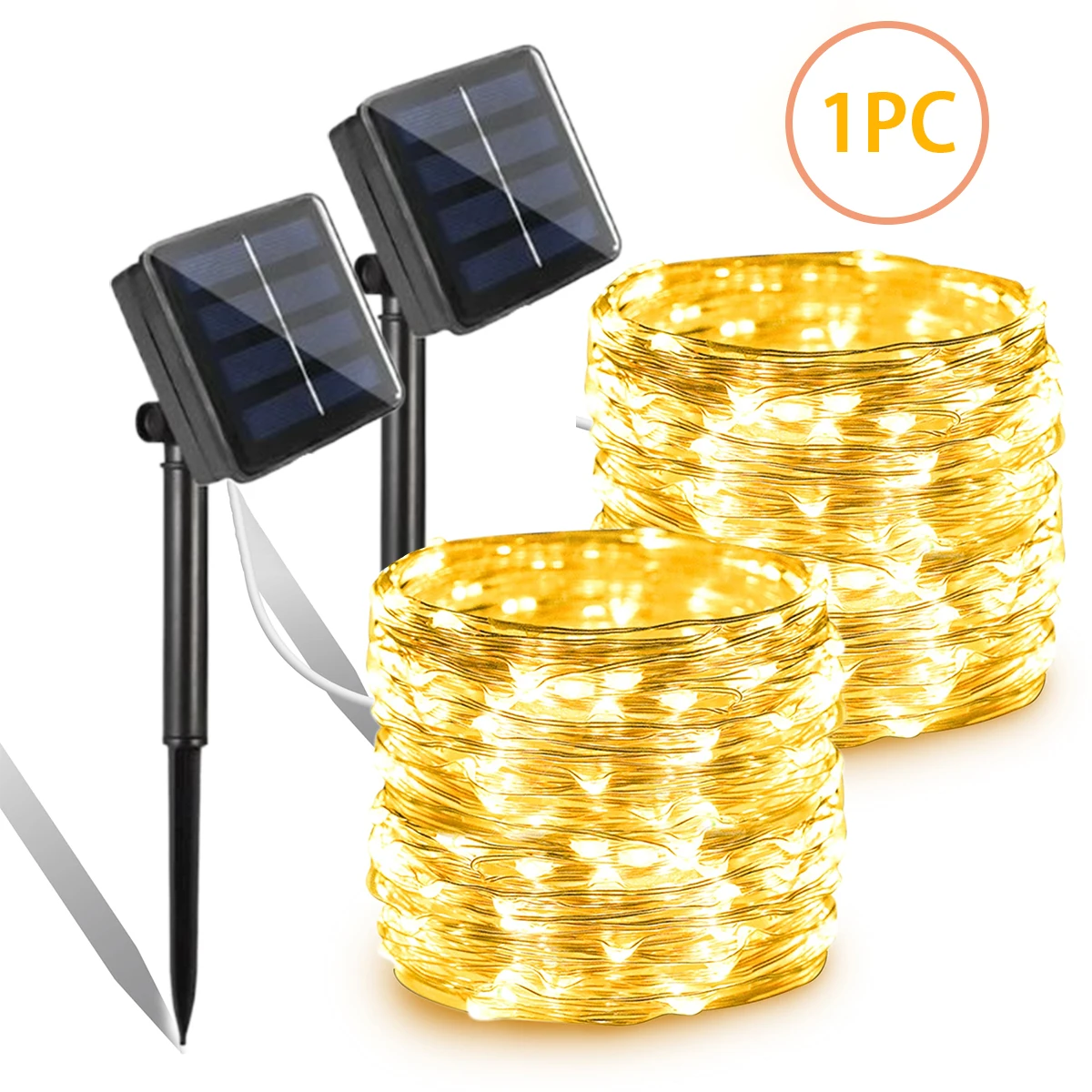 

Outdoor LED String Light 1PC Garden Solar Lamp Waterproof Suitable For Festival Wedding Home Living Room Party Decoration Lights