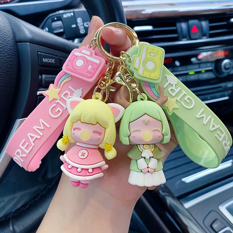 Murakami Cartoon Doll Key Chain Female Creative Personality Lovely Net Red  Car Bag Pendant Exquisite Key Chain Kawaii Keychain - AliExpress