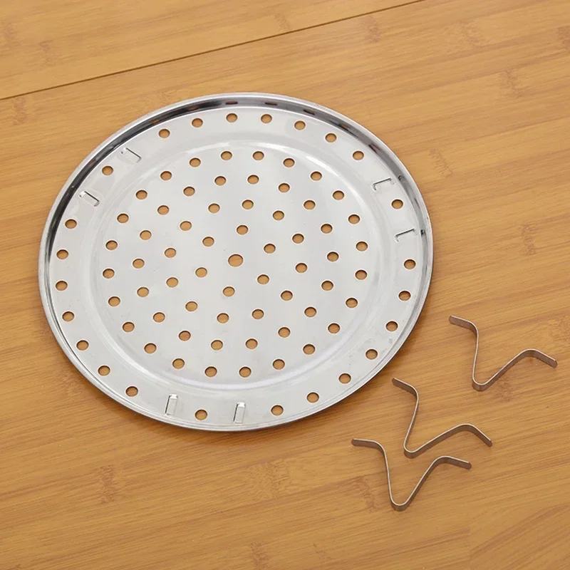 Stainless Steel Steamer Shelf Cookware Tools Multifunction Steamer Rack Durable Pot Steaming Tray Stand Kitchen Accessories