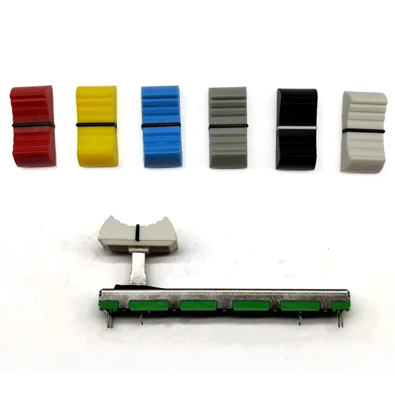 2 Pezzi Potenziometro A Doppia Diapositiva A50K A503 Mixer Yamaha Behringer Soundcraft Pusher Cappello A Sei Colori