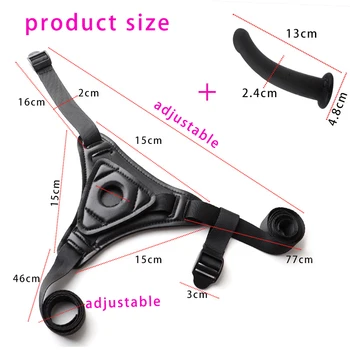 Strap on Dildo Realistic Penis Strapon Adjustable Harness Suction Cup Dildo Penis Belt Female Masturbation Sex Toy for Lesbian 6