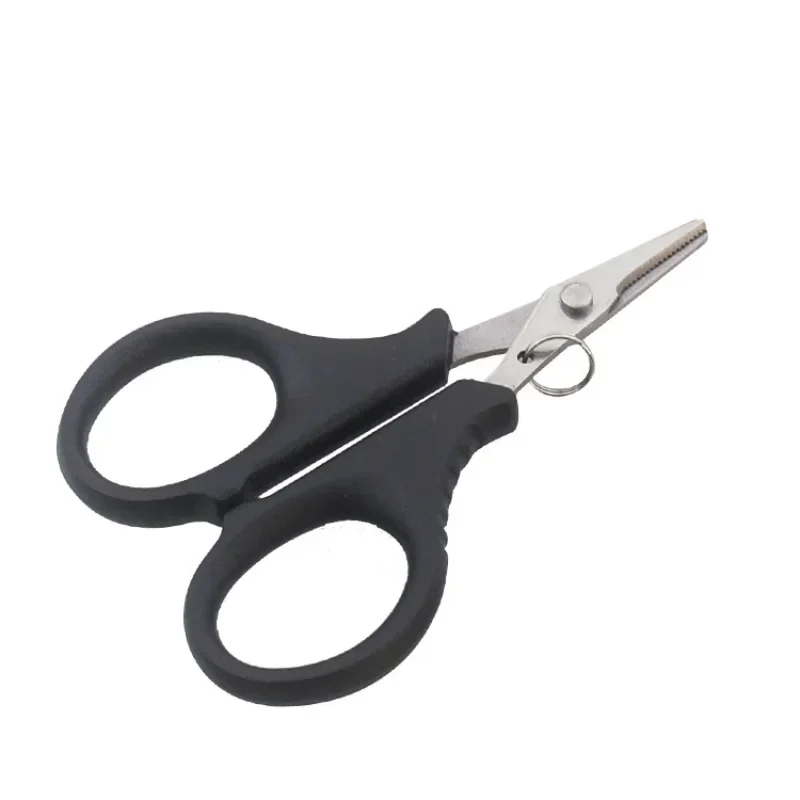 ALASICKA 1PCS Stainless Steel Fishing Scissor Portable Scissor Plier Cut PE  Line Braid Line Cutter Plies Carp Fishing Tools