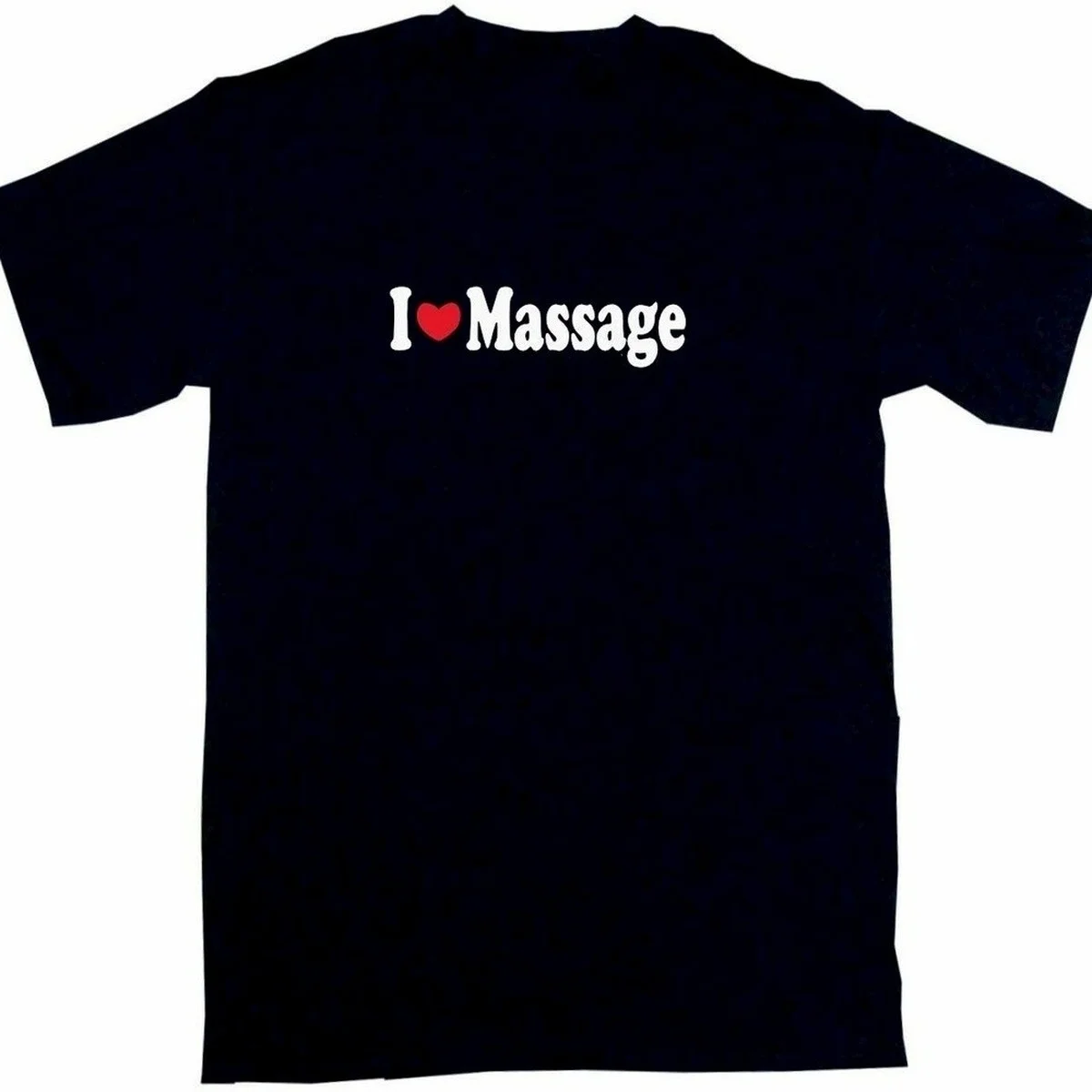 

Повседневная футболка из хлопка для мужчин и женщин I Heart Love massager