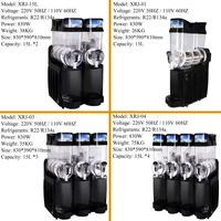 15L Wholesale Mini Home Duo Icy Carbonated Cold Drink Fizzy Slush Frozen Juice Machine 2