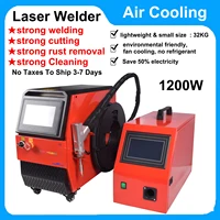 1200W Air Cooling Laser Welder 4 in 1 Strong Cutting Welding Cleaning Fiber Laser Welding Machine for Metal Air Cooled Laser 1