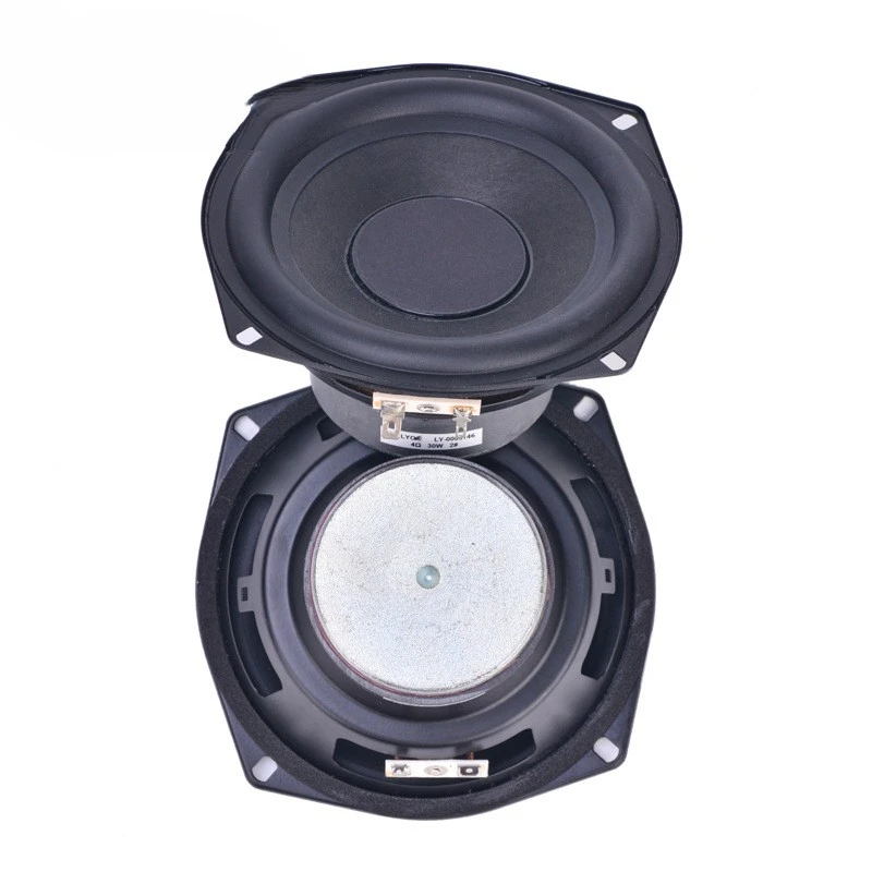 

10pcs Factory Direct Sales 5.25 Inch 4 Europe 30 Tile Curved Rubber Edge External Magnetic Bass Speaker Factory Supplier