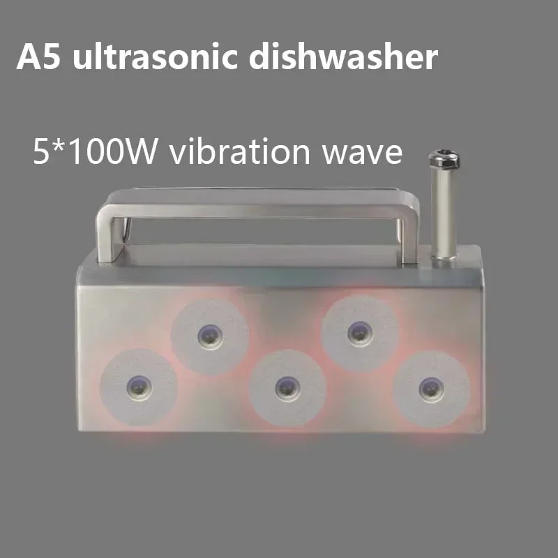 Ultrasonic Dishwasher Portable Household Small Installation-free Dishwasher Automatic Cleaning Machine English Version 110V/220V 5