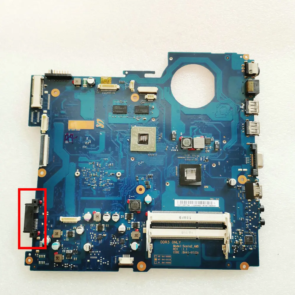 

BA41-01532A For Samsung RV415 Laptop Motherboard BA92-09425A BA41-01534A BA92-06123A BA92-08123B E350 E450 CPU HD 6470M