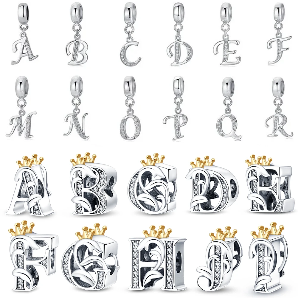 Charm argent lettre J