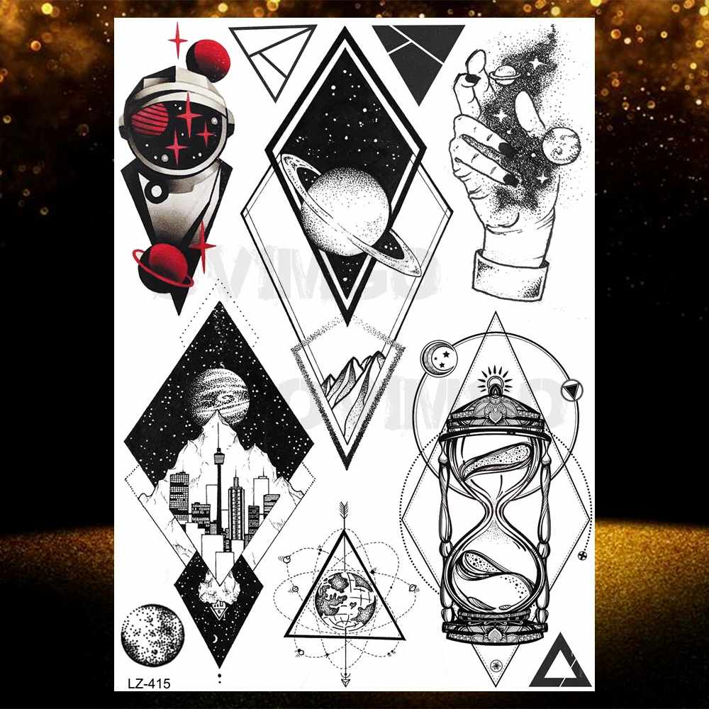 Chicano Bandit Mexico Temporary Tattoos For Men Women Fake Car Nun Tattoo religion Stickers Realistic Back Waterproof Tatoos 3