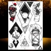 Chicano Bandit Mexico Temporary Tattoos For Men Women Fake Car Nun Tattoo religion Stickers Realistic Back Waterproof Tatoos 3