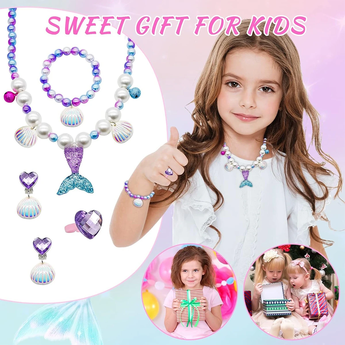 Jakks Pacific Disney Schelpketting Met Licht In De Stijl Van De Kleine Zeemeermin Ariel