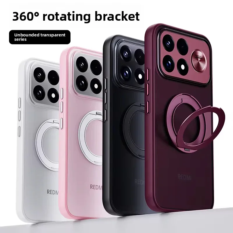 Enhanced Magnetic Transparent Phone Case with Ultra Hard Protective Shell