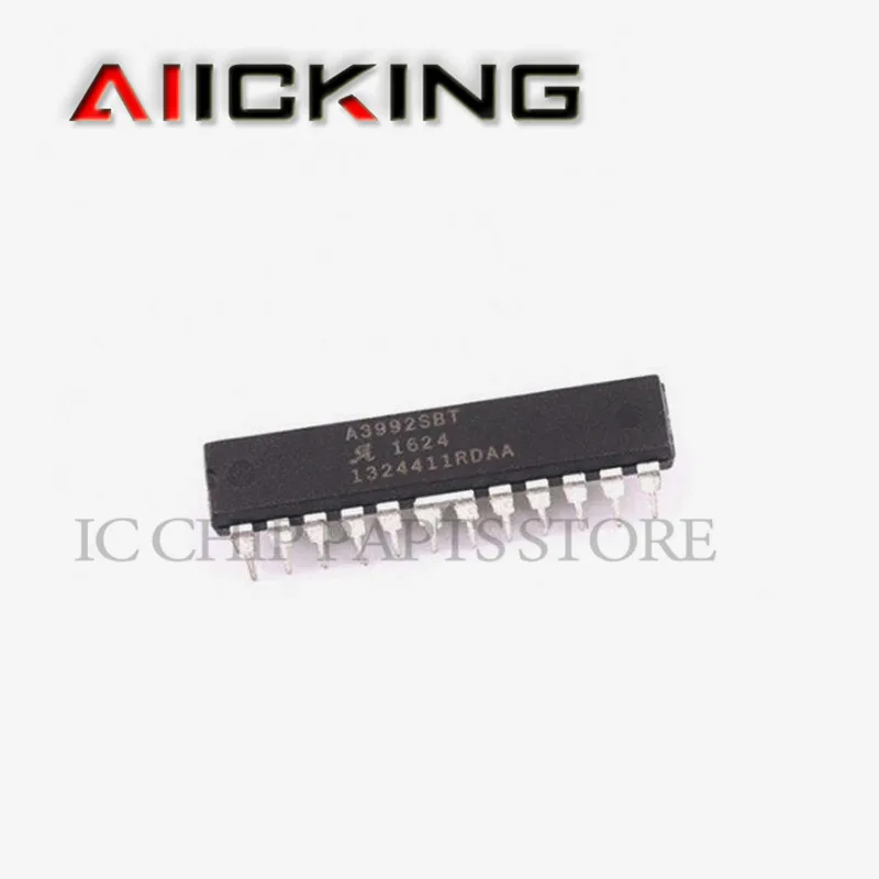 A3992SBT 10PCS Dual DMOS Full Bridge Micro Stepping PWM Motor Driver 5V 24Pin(22+2Tab) PDIP Bat Tube DIP-24 Original In Stock