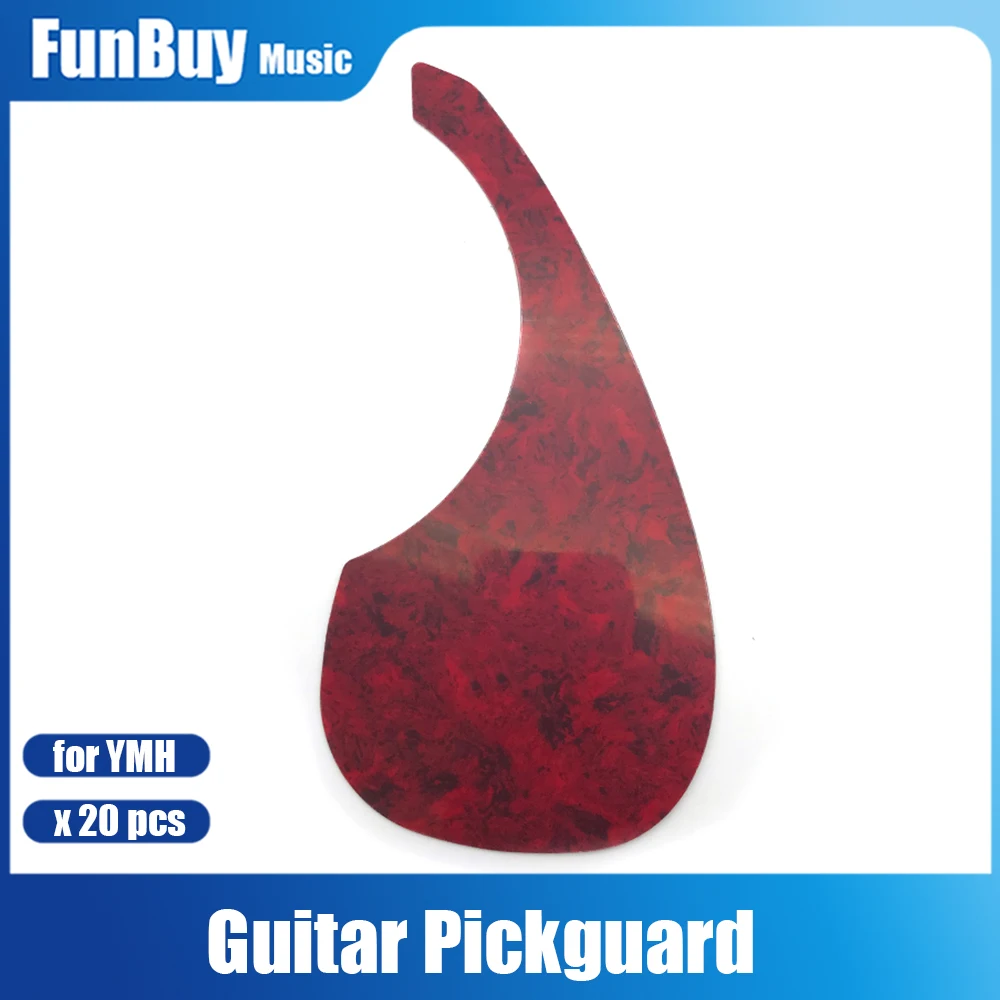 20Pcs Long Waterdrop Acoustic Guitar Pickguard Self adhesive Picks